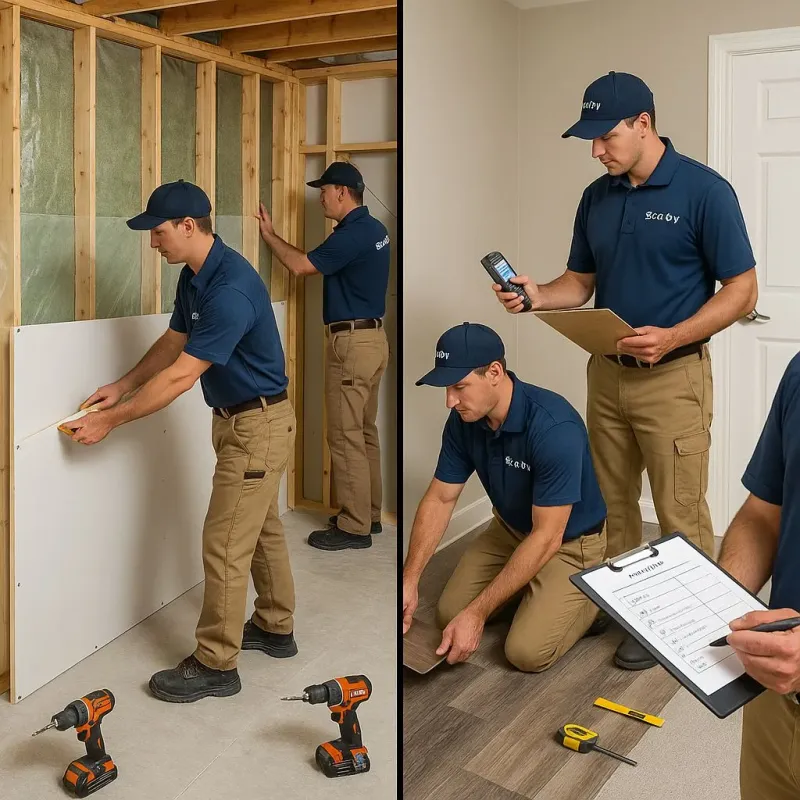 Repairs and Reconstruction process in Lake Holiday, IL